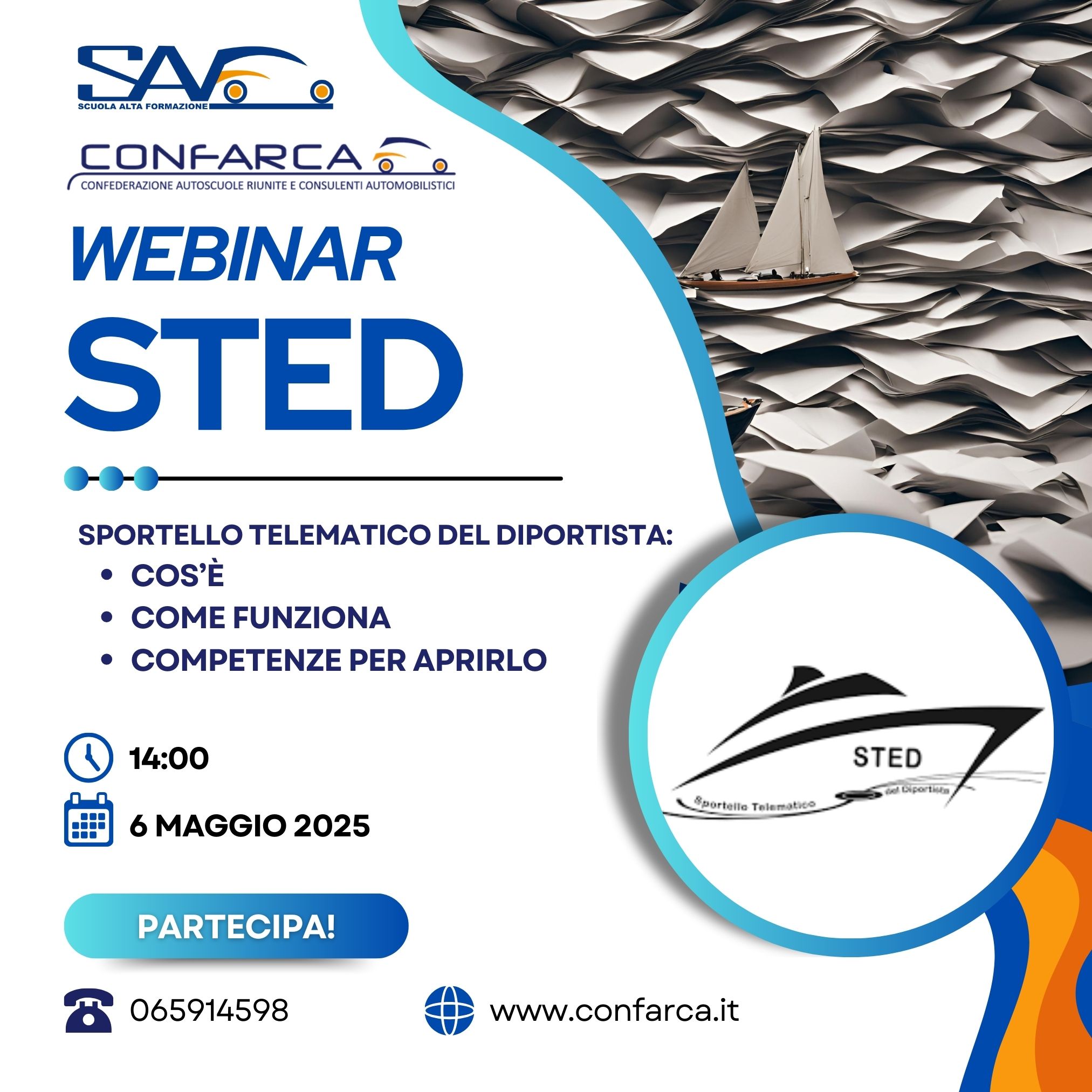 Locandina Webinar Sted